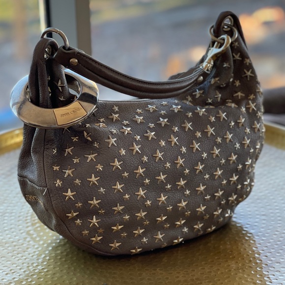 Jimmy CHOO Stars Studs Shoulder Bag - Picture 17 of 17